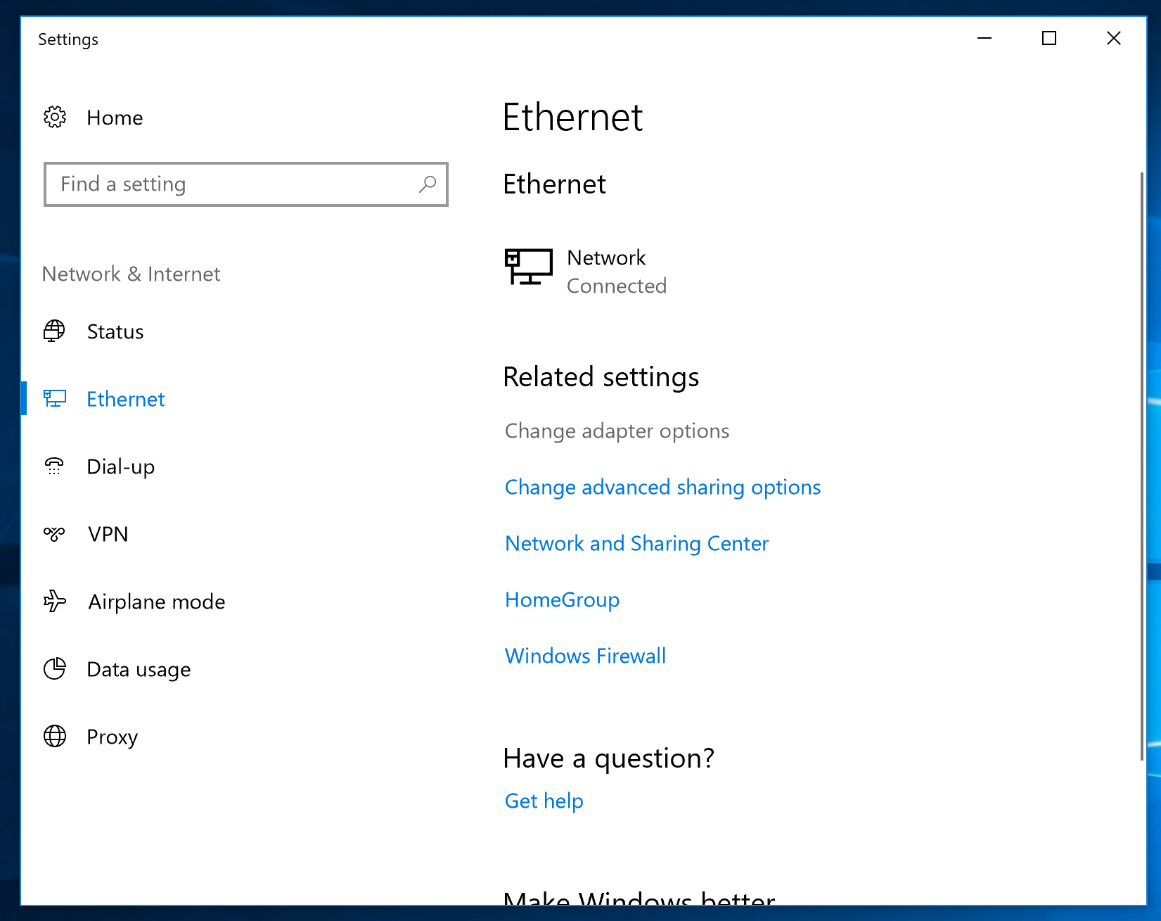 Windows 10 Configuration Opendns